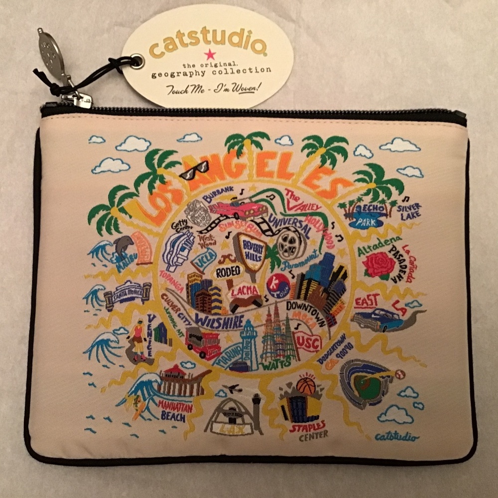 Pouch Los Angeles Catstudio Design NWT